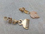 Hair Jewelry Accessories Locs Twist Braids African Duafe Gold Leaf