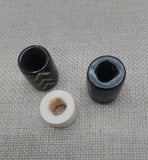 Large Hair Accessories Dread Beads Locs Men Women Black Owned Business Brown Cream Twist Braids Set of3