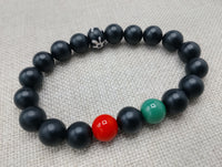 Pan African Bracelet Beaded Red Black Green Jewelry Men Large