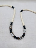 Men Necklace Black Brown Beige Beaded Jewelry Ethnic Jewelry Gift Ideas