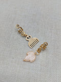 Hair Jewelry Accessories Locs Twist Braids African Duafe Gold Leaf