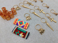 Hair Jewelry Accessories Locs Twist Braids Ankh Charms Dreads Women Dangle Fashion