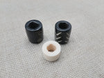 Large Hair Accessories Dread Beads Locs Men Women Black Owned Business Brown Cream Twist Braids Set of3