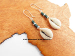 Cowrie Earrings Beaded Ethnic Jewelry