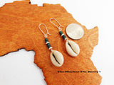 Cowrie Earrings Beaded Ethnic Jewelry