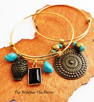 Personalized Charm Bracelets Women Jewelry Owl Gold Tone
