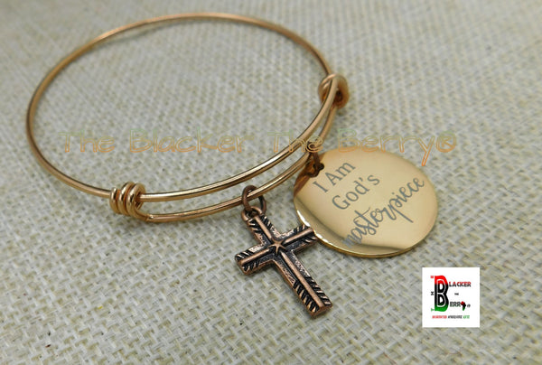 Cooper Bangle Christian God Women Jewelry Charm Bracelets