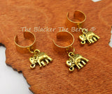 Elephant Hair Accessories Jewelry Handmade Set of 3 Brass Wide Cuff