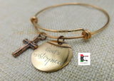 Cooper Bangle Christian God Women Jewelry Charm Bracelets