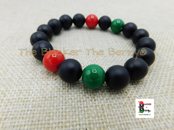RBG Bracelet Pan African Jewelry Women Men Handmade Stretch Black Owned