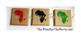 African Wall Art RBG Pan African The Blacker The Berry®