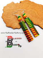 Kente Earrings African Jewelry Handmade The Blacker The Berry®