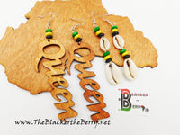 Jamaica Earrings Wooden Handmade Women Jewelry Cowrie