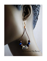 Ethnic Earrings Beaded African Jewelry Handmade