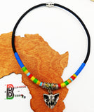 Elephant Necklaces Blue Black Women Colorful Gift Ideas