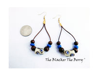 Ethnic Earrings Beaded African Jewelry Handmade