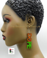 Ankh Earrings Dope Jewelry Green Black The Blacker The Berry®