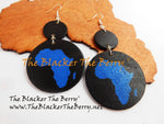 Africa Earrings Black Blue Jewelry Handmade The Blacker The Berry®