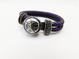Teen Girl Bracelet Graduation Snap Jewelry Gift Ideas Purple