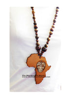 Large Men African Necklaces Africa Jewelry Mask Handmade Black Owned Business