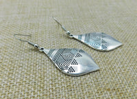 Ethnic Earring Antique Silver Women Dangle Fashion Jewelry Gift Ideas