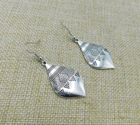 Ethnic Earring Antique Silver Women Dangle Fashion Jewelry Gift Ideas