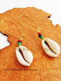 Cowrie Earring RBG Handmade Long Women Jewelry