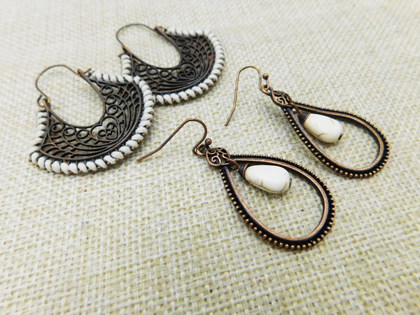 Women Fashion Earrings Antique Copper Jewelry Gift Ideas