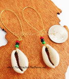 Cowrie Earring RBG Handmade Long Women Jewelry