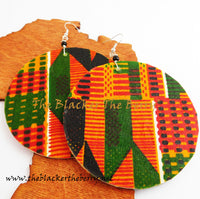 Kente Earrings African Jewelry Women
