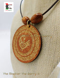 Reserved Sankofa Necklace African Ethnic Wooden Afrocentric Jewelry Black Owned