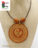 Reserved Sankofa Necklace African Ethnic Wooden Afrocentric Jewelry Black Owned
