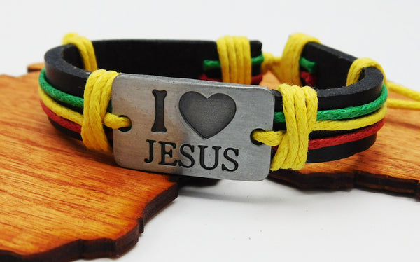 I Love Jesus Bracelet Adjustable Jewelry Gift Ideas