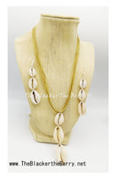 Cowry Necklace Women Jewelry Cowrie Ethnic Afrocentric African