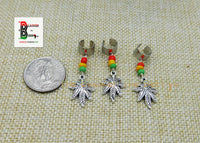 Hair Jewelry Silver Accessories Dread Locs Cannabis