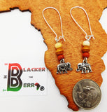 Elephant Earrings Beaded Jewelry Gift Ideas Dangle