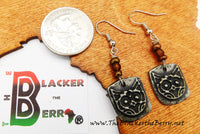 Owl Earrings Silver Jewelry Pewter Small Women Nature