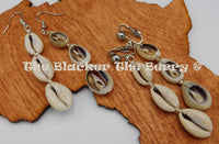 Cowrie Earrings Wire Handmade Women Long Dangle Jewelry