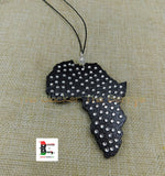 African Wooden Car Charm Handmade Accessories Black RBG  Bling Gift Ideas Black Owned
