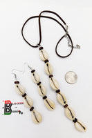 Cowrie Necklace Long Lariat Jewelry Women Ethnic