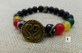 Sankofa Bracelets Beaded Afrocentric Handmade Jewelry Black Owned Red Yellow Green