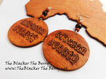 African Beauty Earrings Wooden Beaded Jewelry Handmade The Blacker The Berry®
