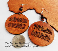 African Beauty Earrings Wooden Beaded Jewelry Handmade The Blacker The Berry®