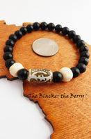 Gye Nyame Bracelet Black African Afrocentric Handmade