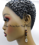 Silver Cowrie Earrings Women Ethnic Jewelry Black Owned Business