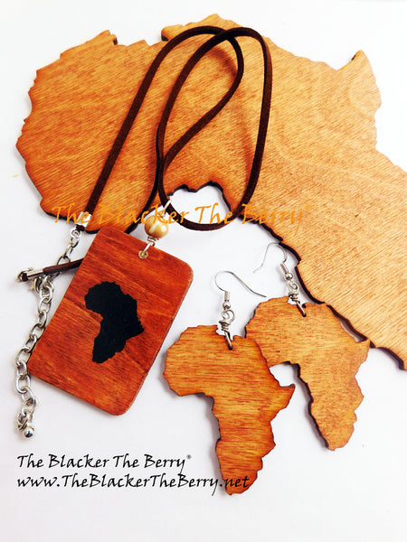 African Jewelry Set Wooden Handmade The Blacker The Berry®