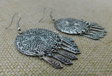 Women Earrings Dangle Antique Silver Tassel Fashion Jewelry Boho