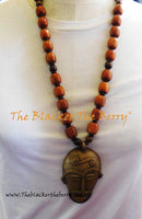 Men African Necklaces Ethnic Jewelry Mask Afrocentric The Blacker The Berry®