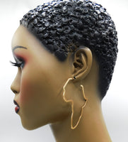 Africa Gold Tone Women Dangle Fashion Jewelry Gift Ideas Black Owned