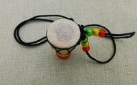 African Djembe Car Charm Car Accessories Drum Charm Wood Cute Car Accessories